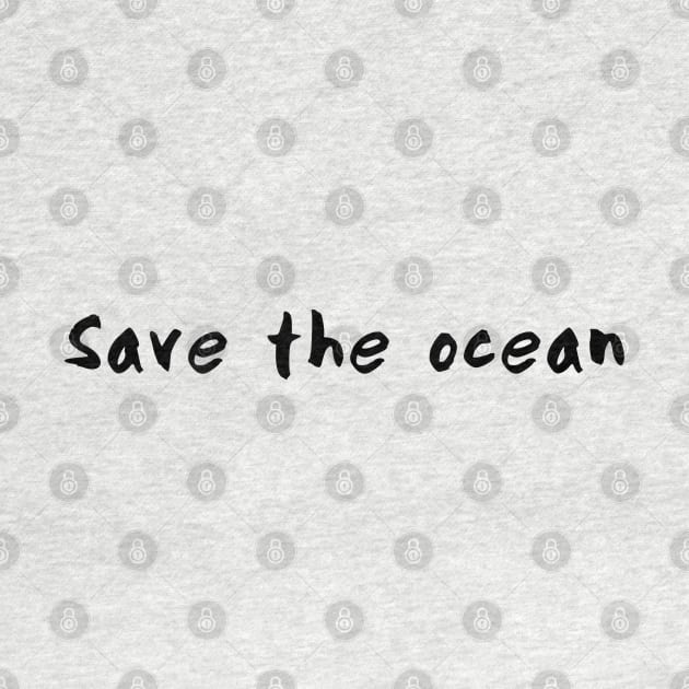 Save the ocean by pepques